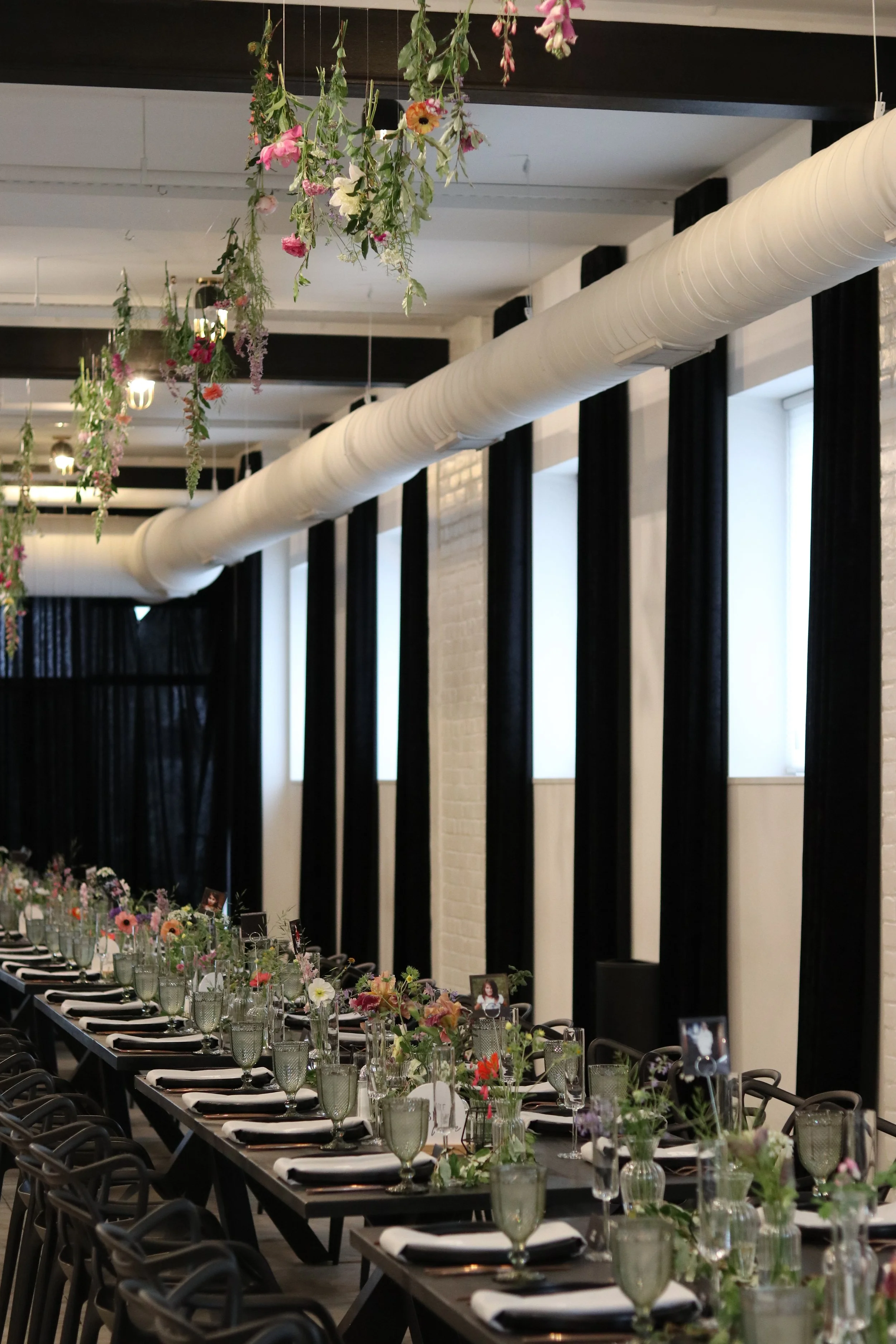 Wedding Reception Florals for Anja & Taylor; June 2024