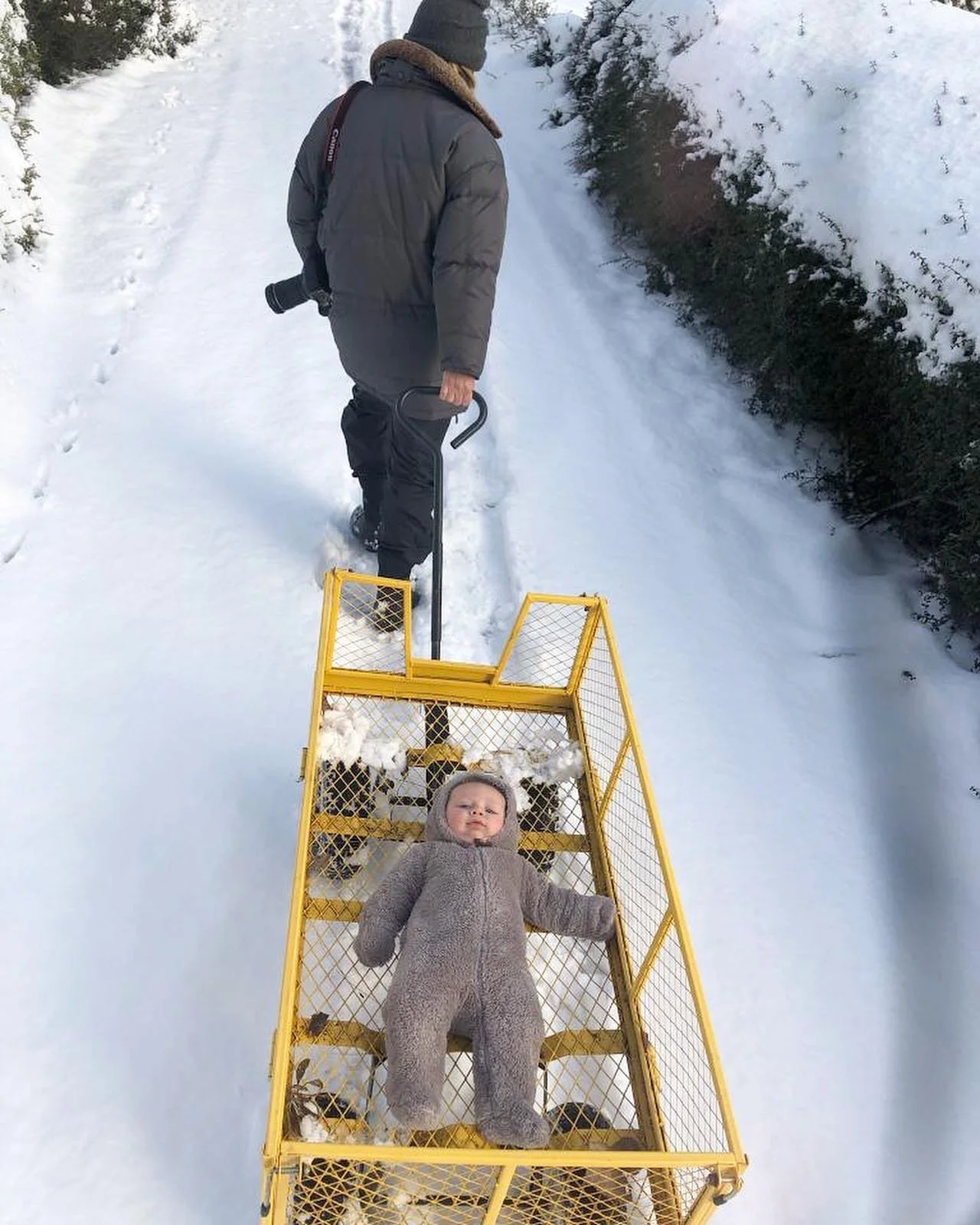 Exiting 2021 in snow