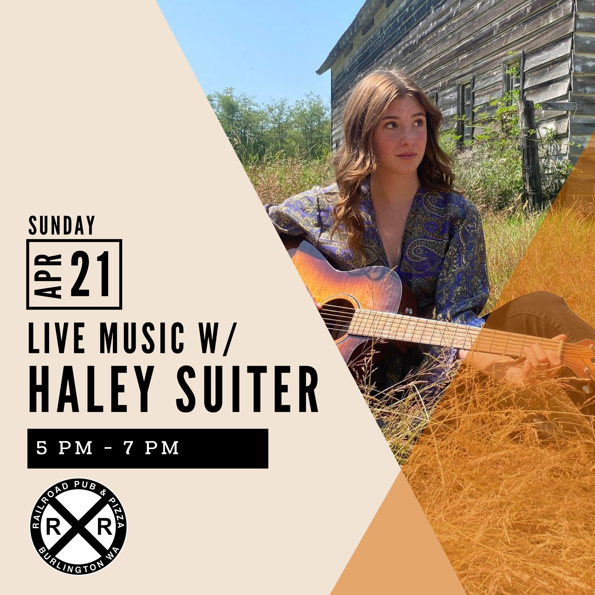 Join us tonight for live music with Haley Suiter! Music starts at 5pm, come in for dinner and stay for the tunes!