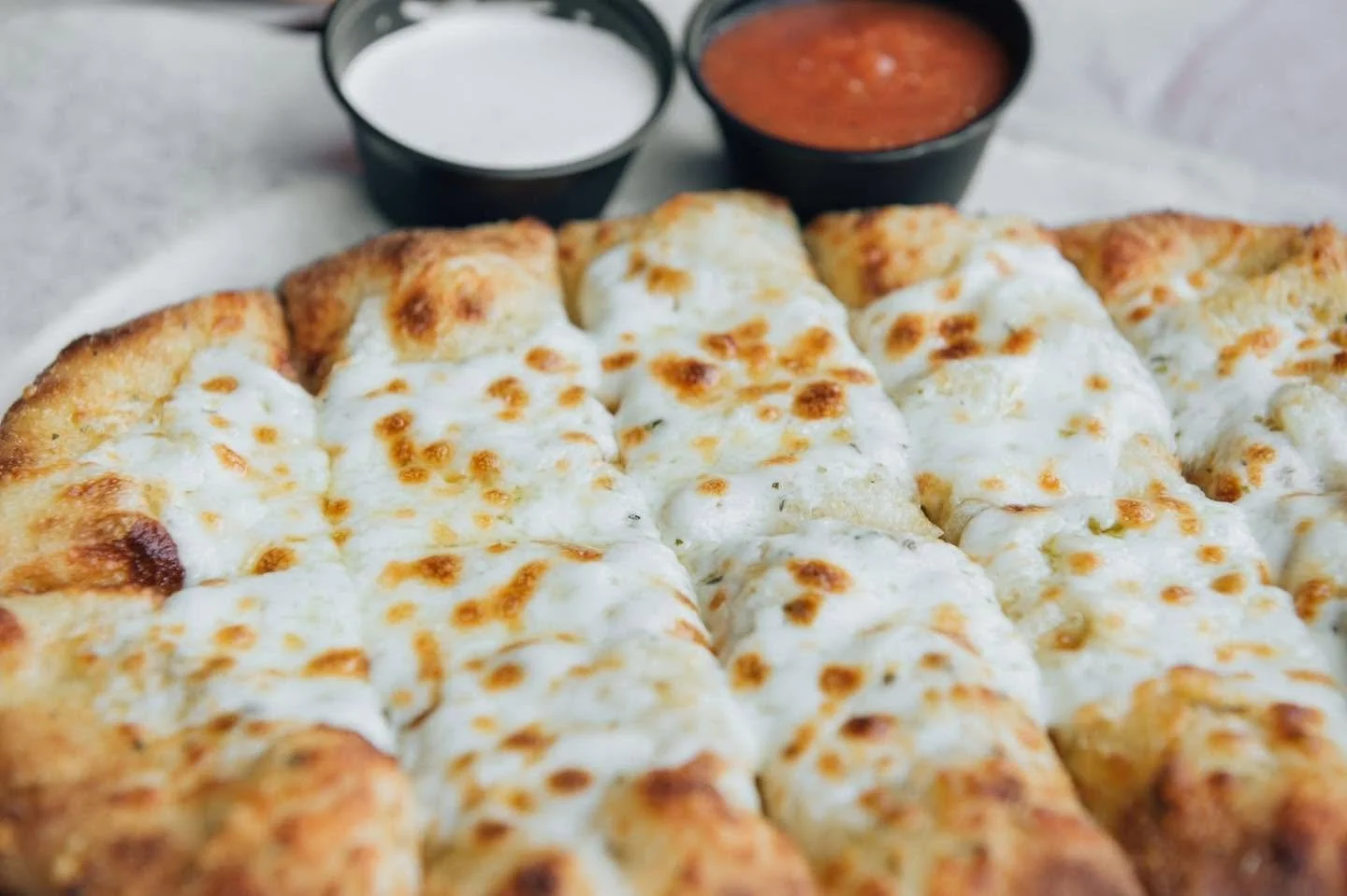 The perfect app for sharing, our cheesy bread!