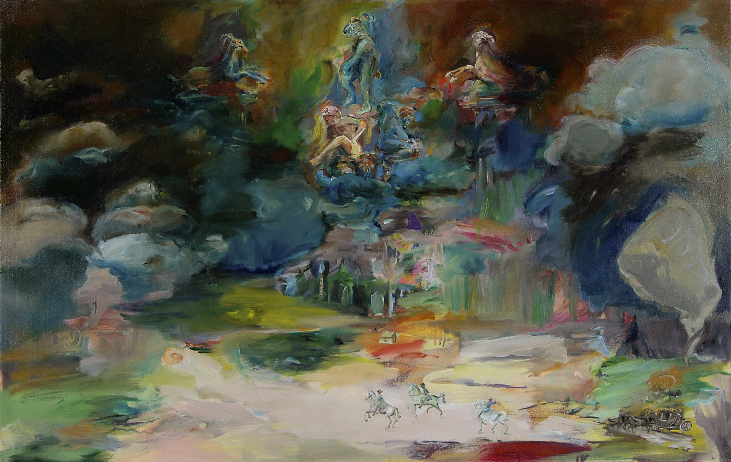 Painting of a 20th Century Reconnassance Mission