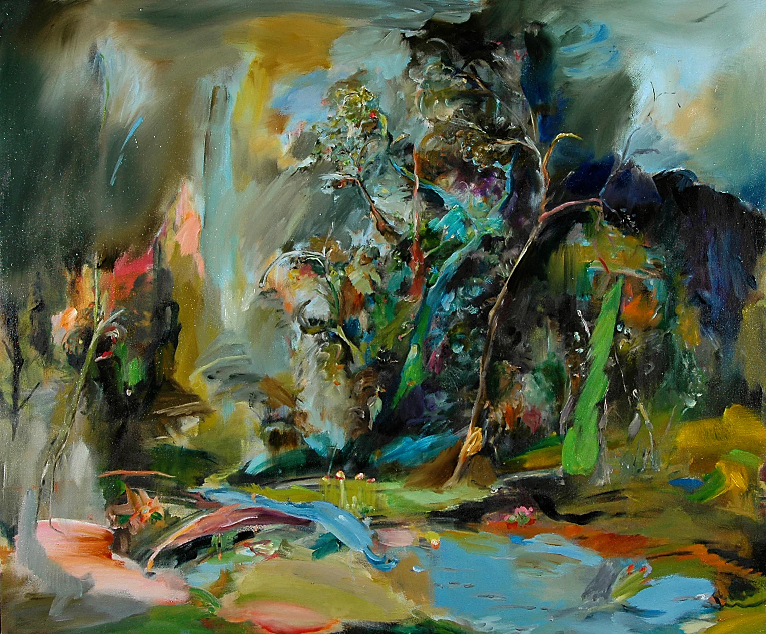 Painting of Beauty Devouring Herself