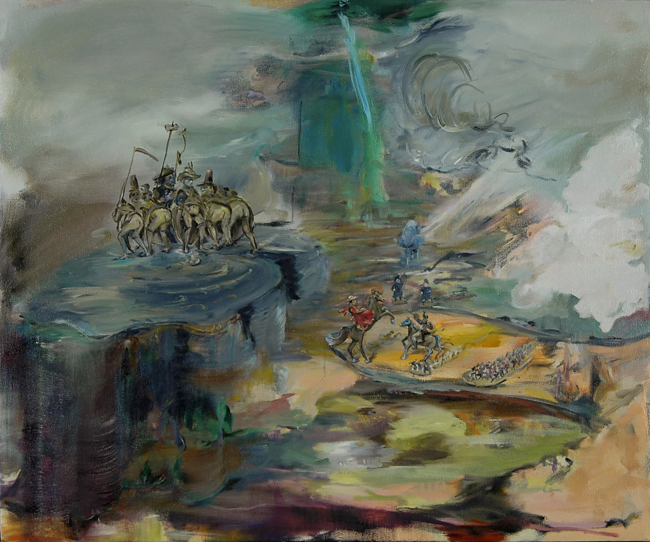 Painting of a Symbolic Gesture 