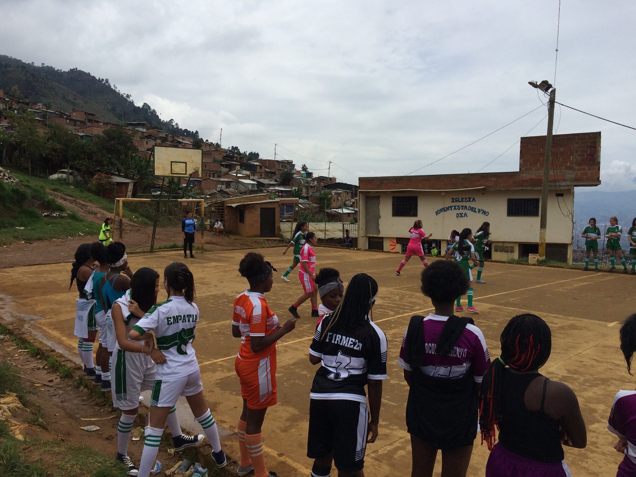 Soccer field at Casa de Paz in Columbia