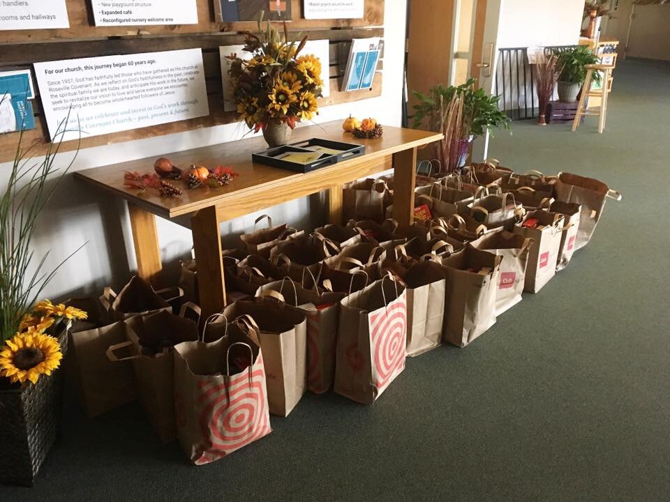 Thanksgiving Bags for Union Gospel Mission