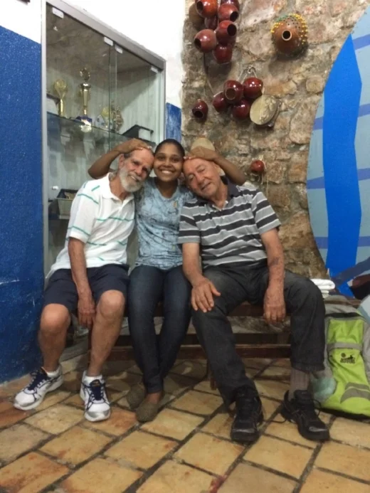 Mestre Cafuné, Flor and Mestre Boinha. Fundação Mestre Bimba | Salvador, Bahia | September 2015