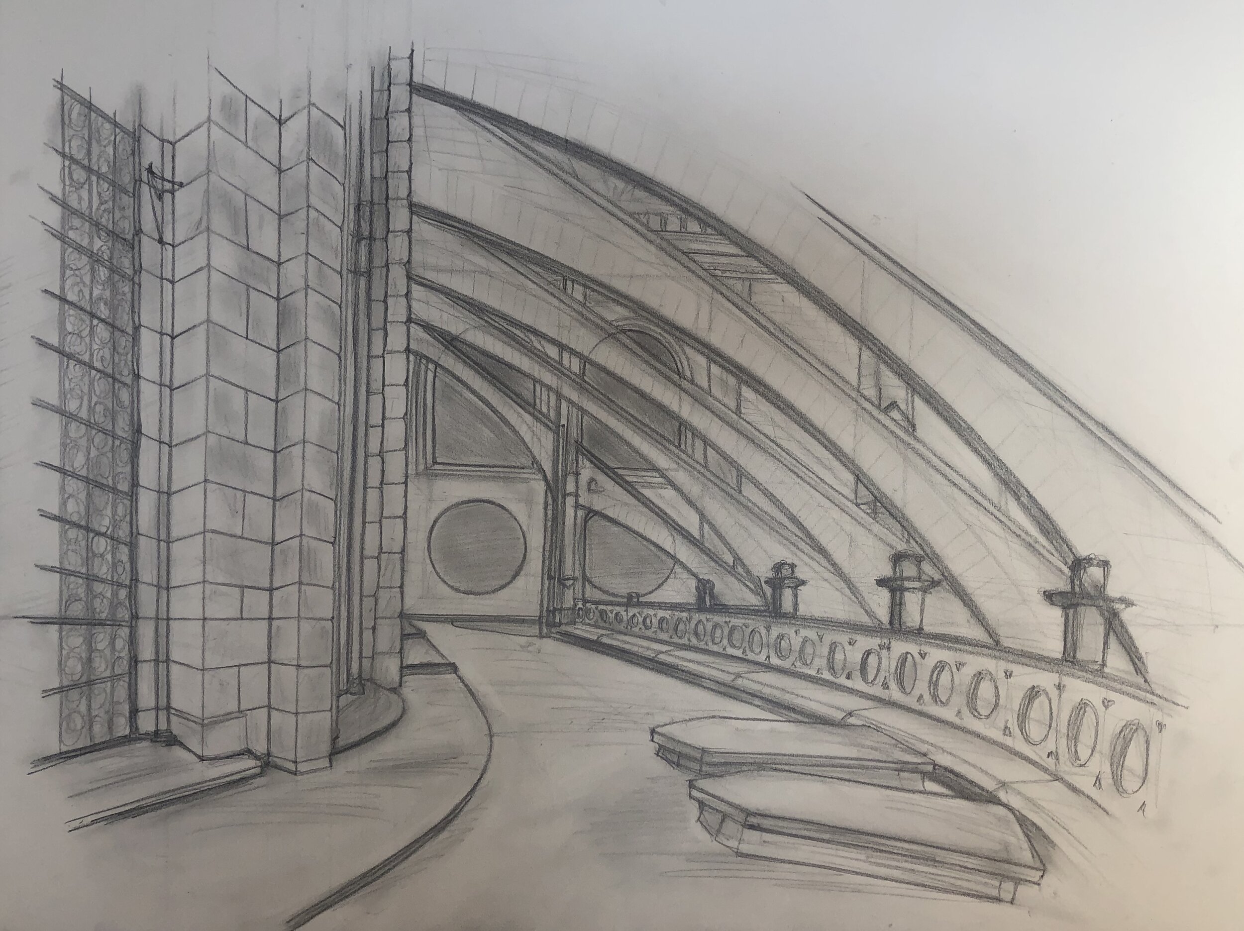 FREEHAND PERSPECTIVE DRAWING