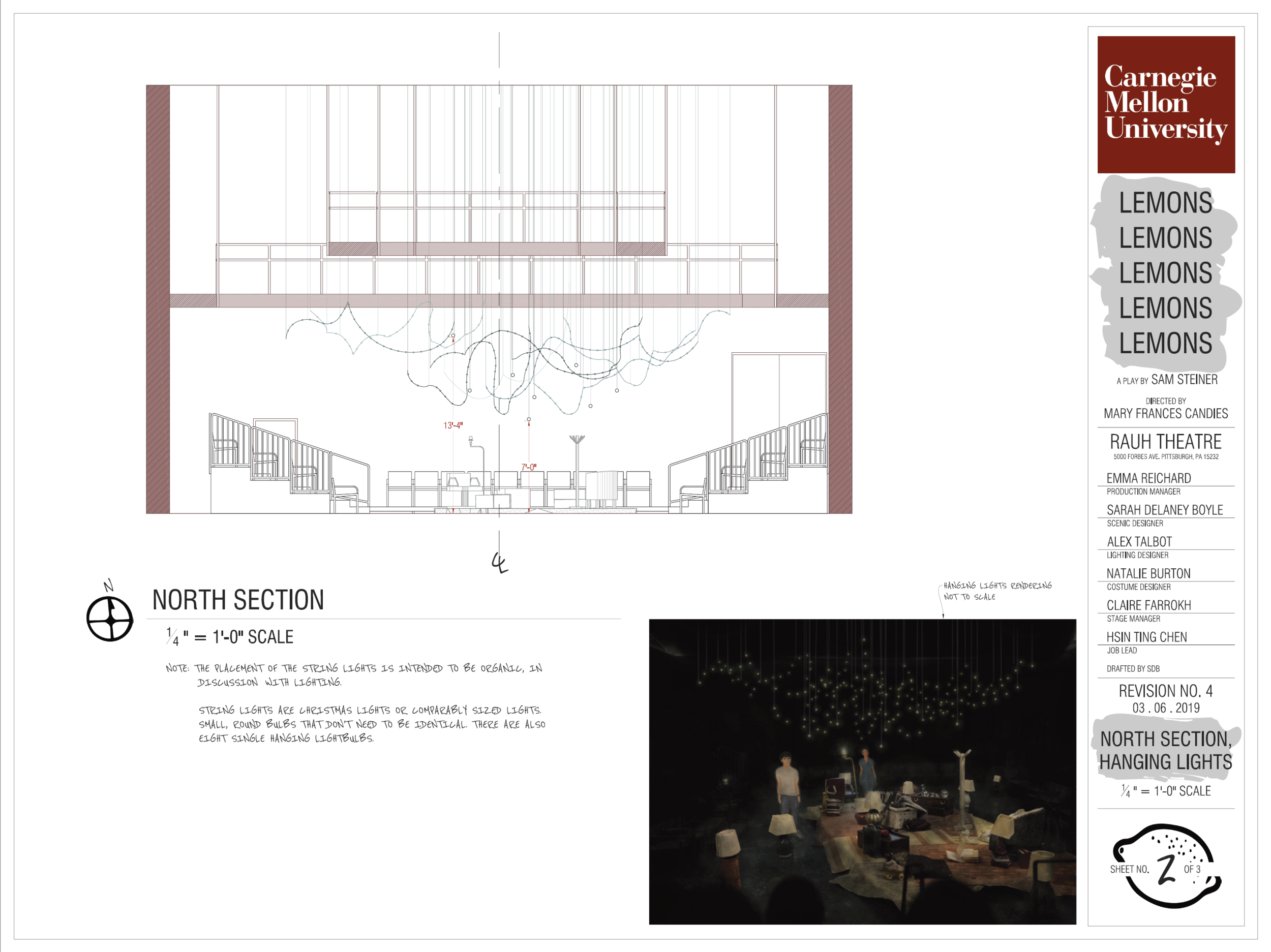 SCENIC DESIGNER | "LEMONS LEMONS LEMONS LEMONS LEMONS" DRAFTING