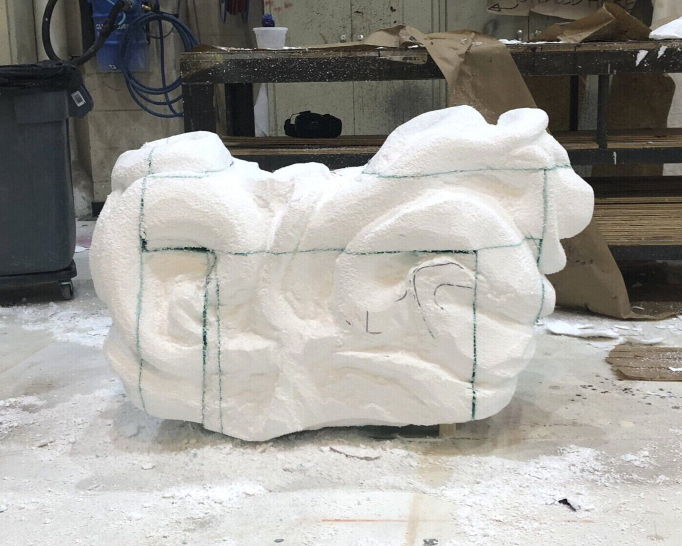 SHEEP SCULPTURE PROCESS