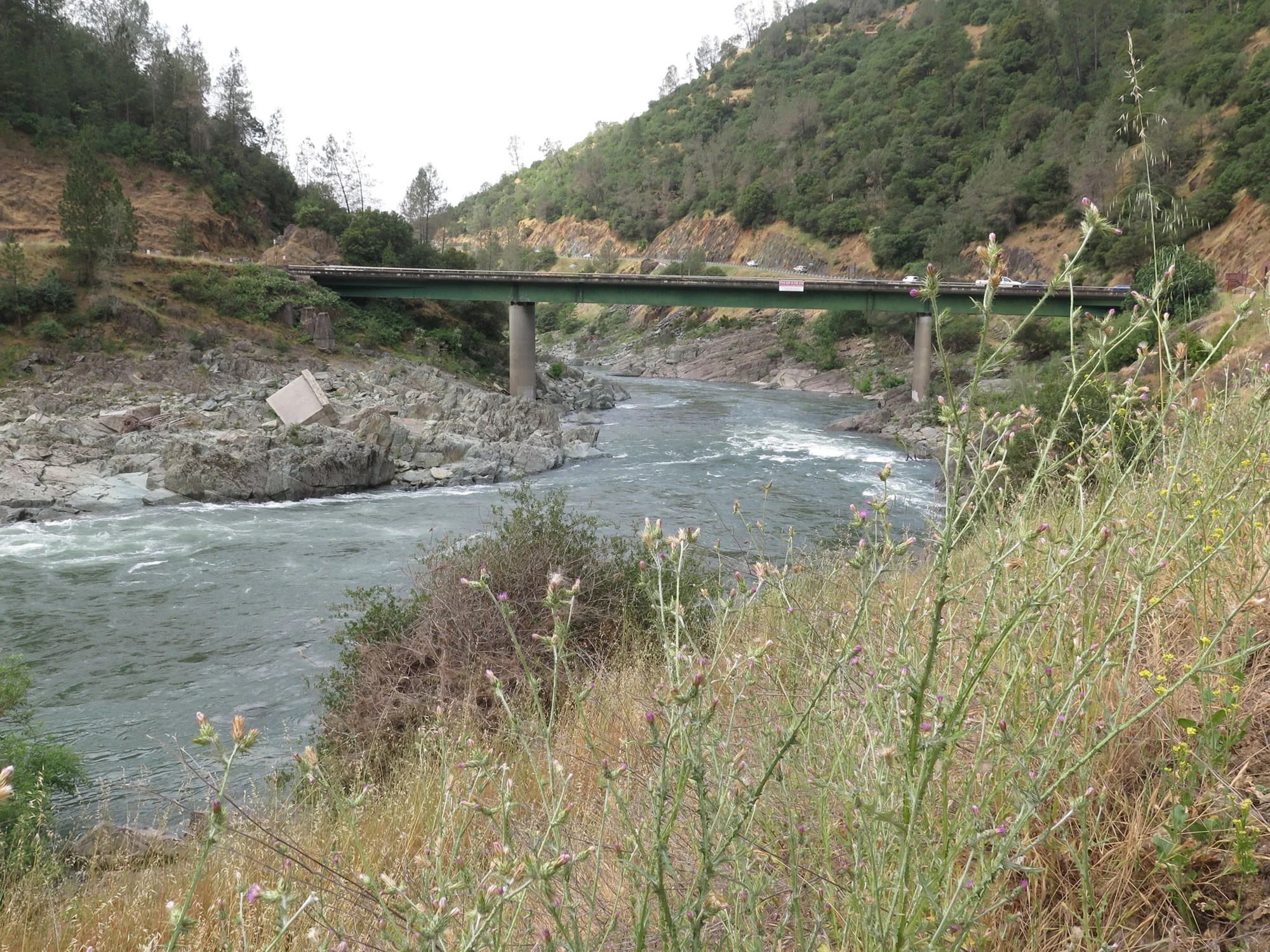 One of the bridges off of HWY 49.