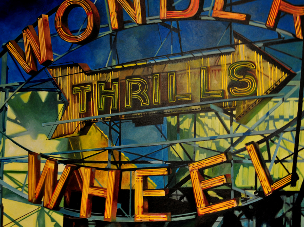 Thrills. 36X48 oil on canvas. sold