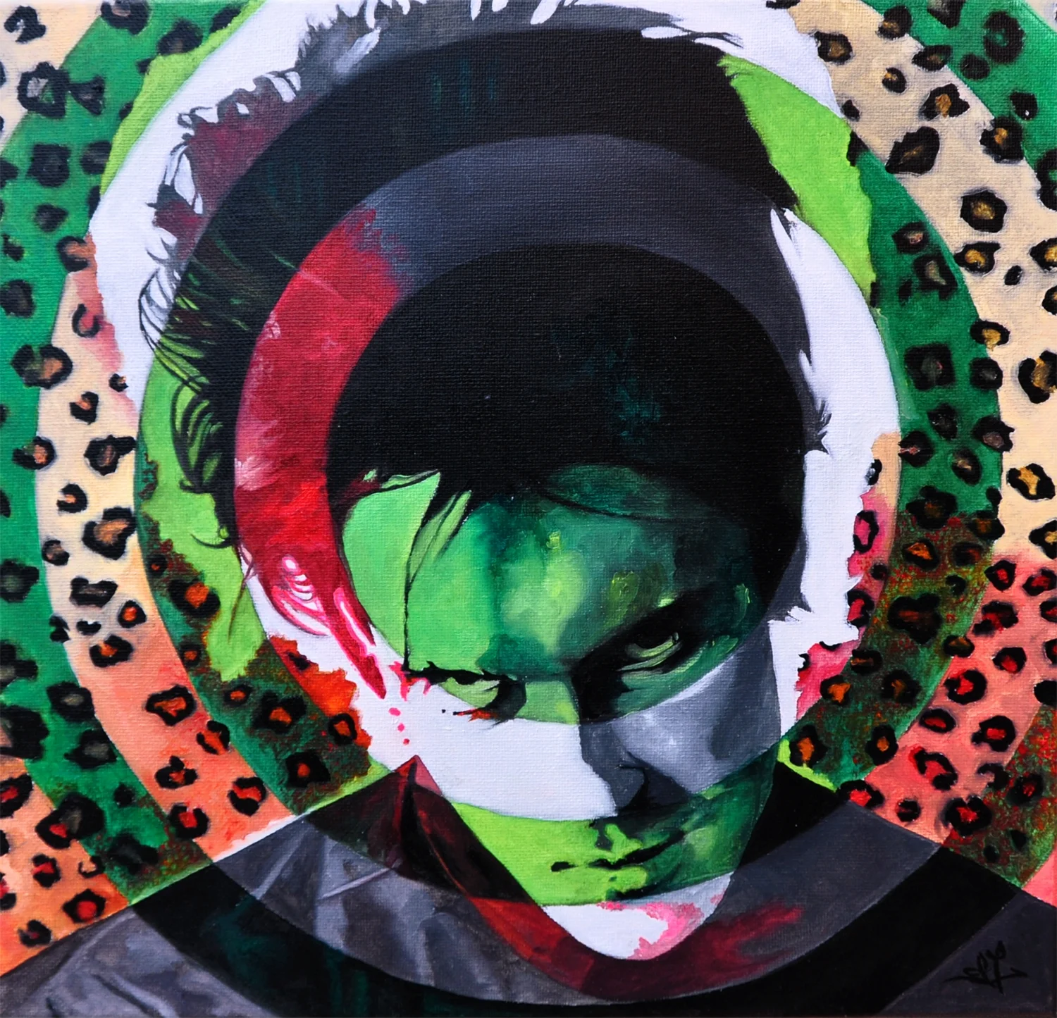 Lux Lives. 12x12 Oil on Canvas. SOLD