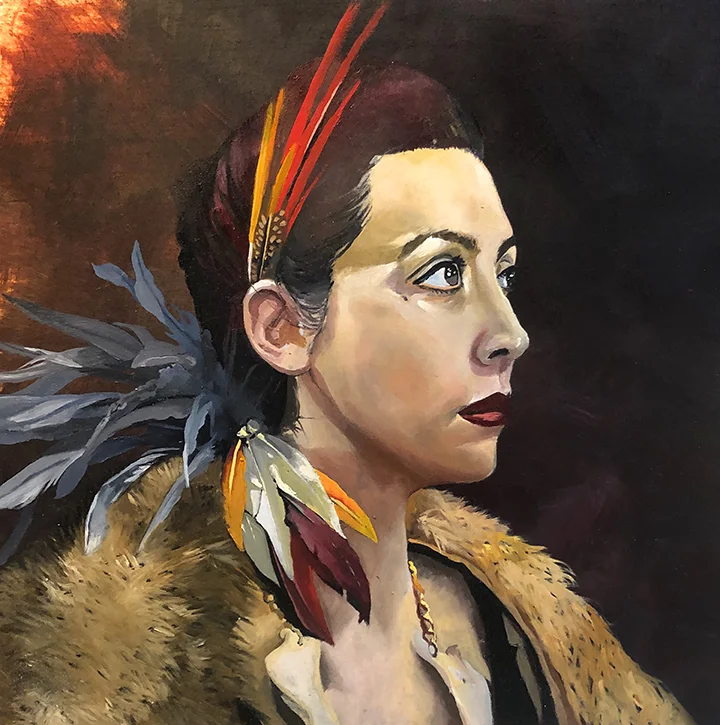 1. 10X10. OIL ON WOOD PANEL. AVAILABLE
