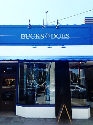 Along Sunset Blvd. in Silverlak e, Bucks and Does is a small little shop that always has a fun selection of printed dresses and tops. Its one of my favorite Eastside spots that is a go to for a casual but unique piece that makes me feel special. 
