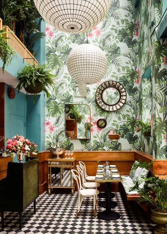 Wallpapered Spaces that MAKE ME HAPPY!