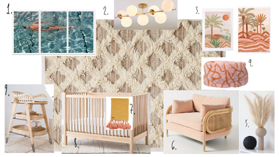 Baby Nursery Mood board