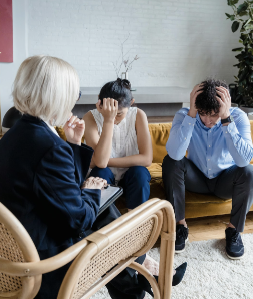Couple in couples therapy