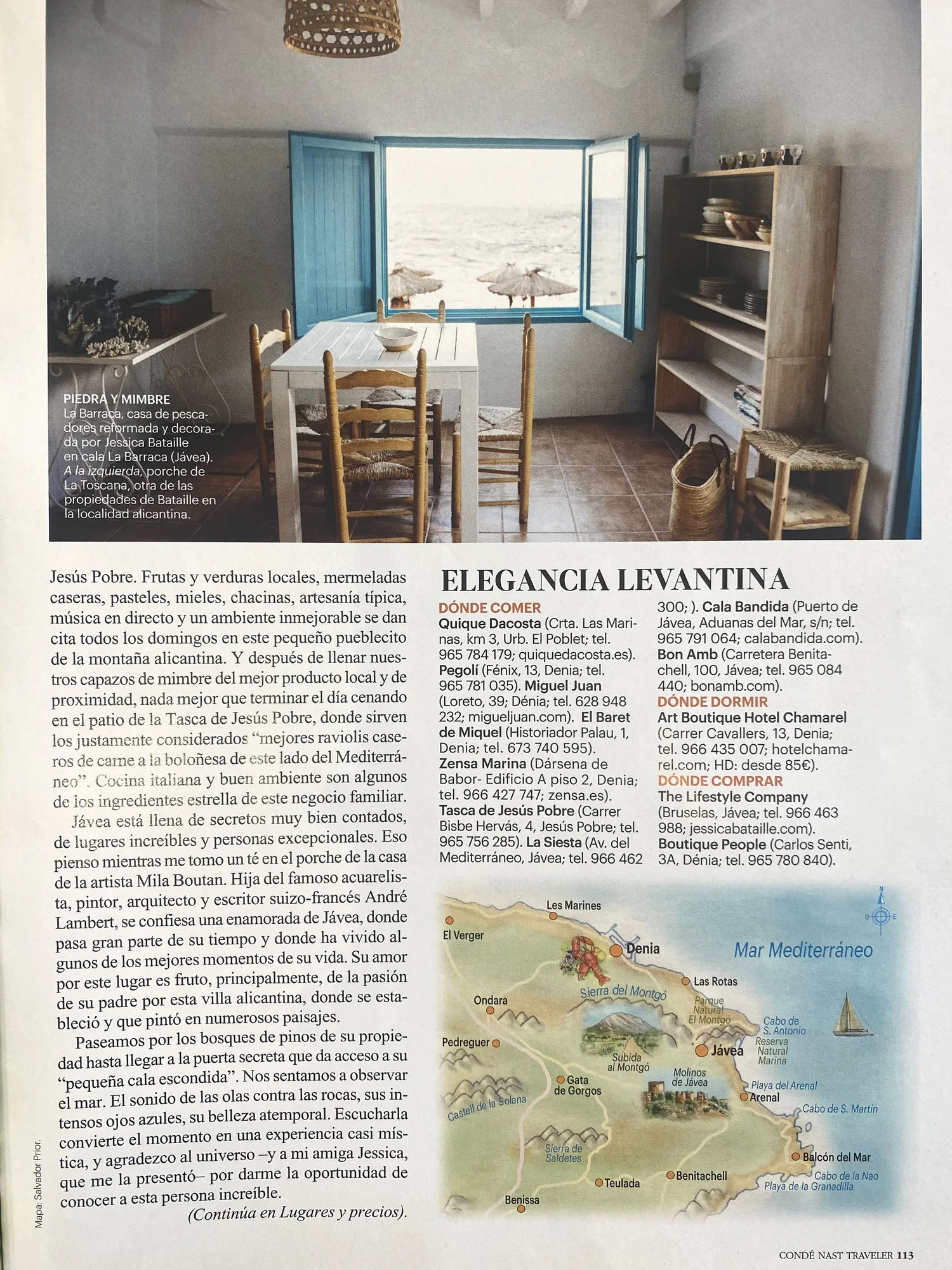 Condé Nast Traveler — La Jávea de Jessica — 2