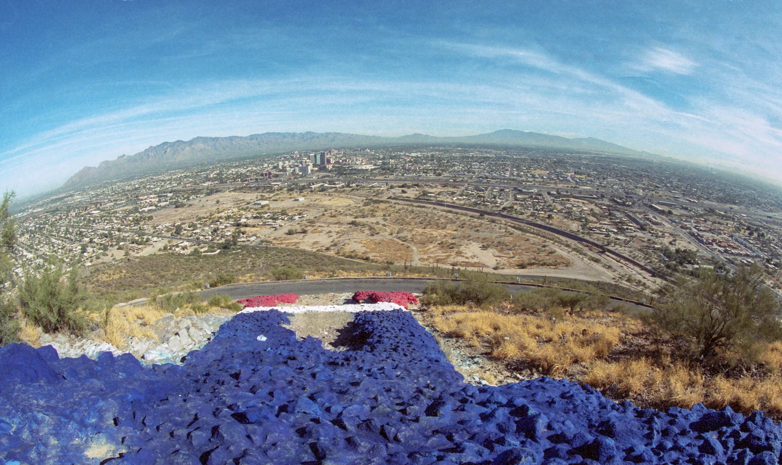 View of the city from Sentinel Peak, Tucson, AZ 2005 (Kodak High Definition 400)