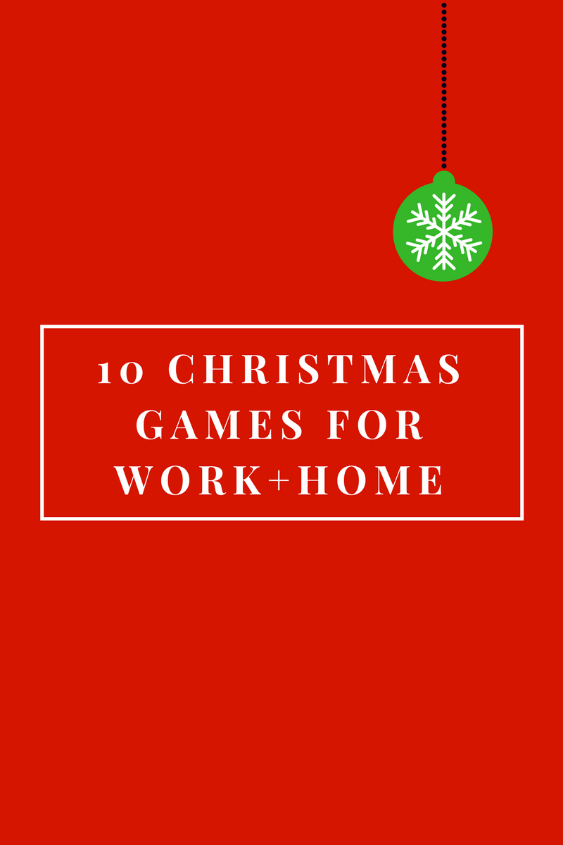 10 Christmas Games For Work and Home