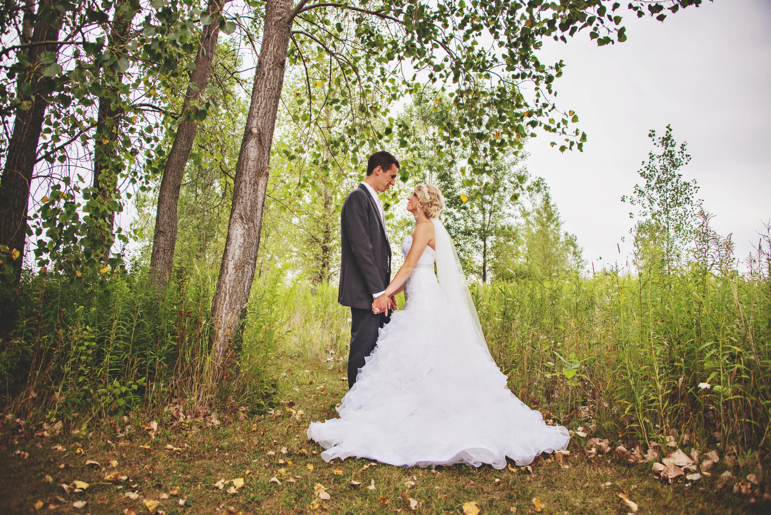 beautiful outdoor wedding | Brad + Heather |Grand Rapids Wedding Photographers