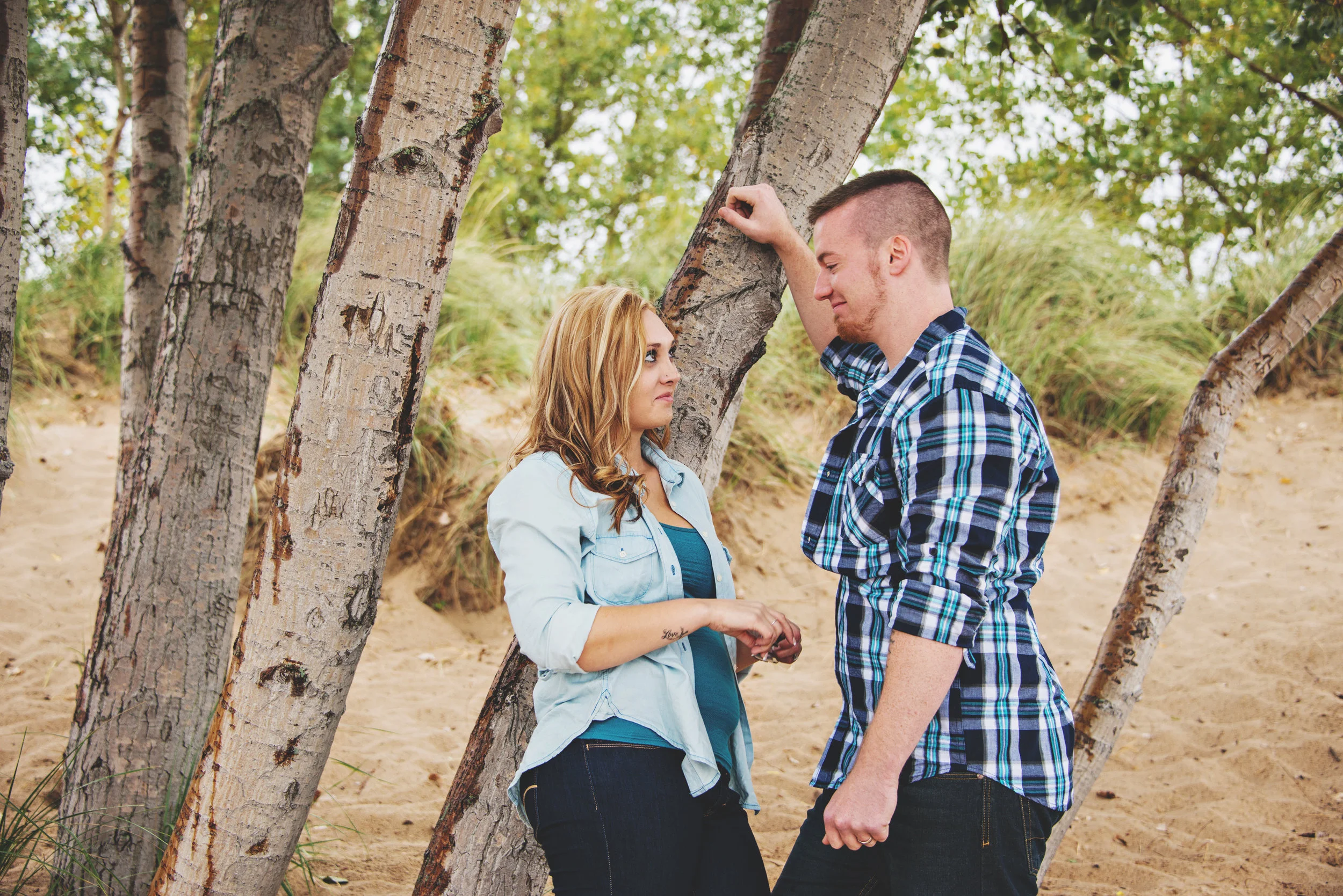 a st. joseph beach engagement | Victoria + Jesse | St. Joseph Engagement Photographers