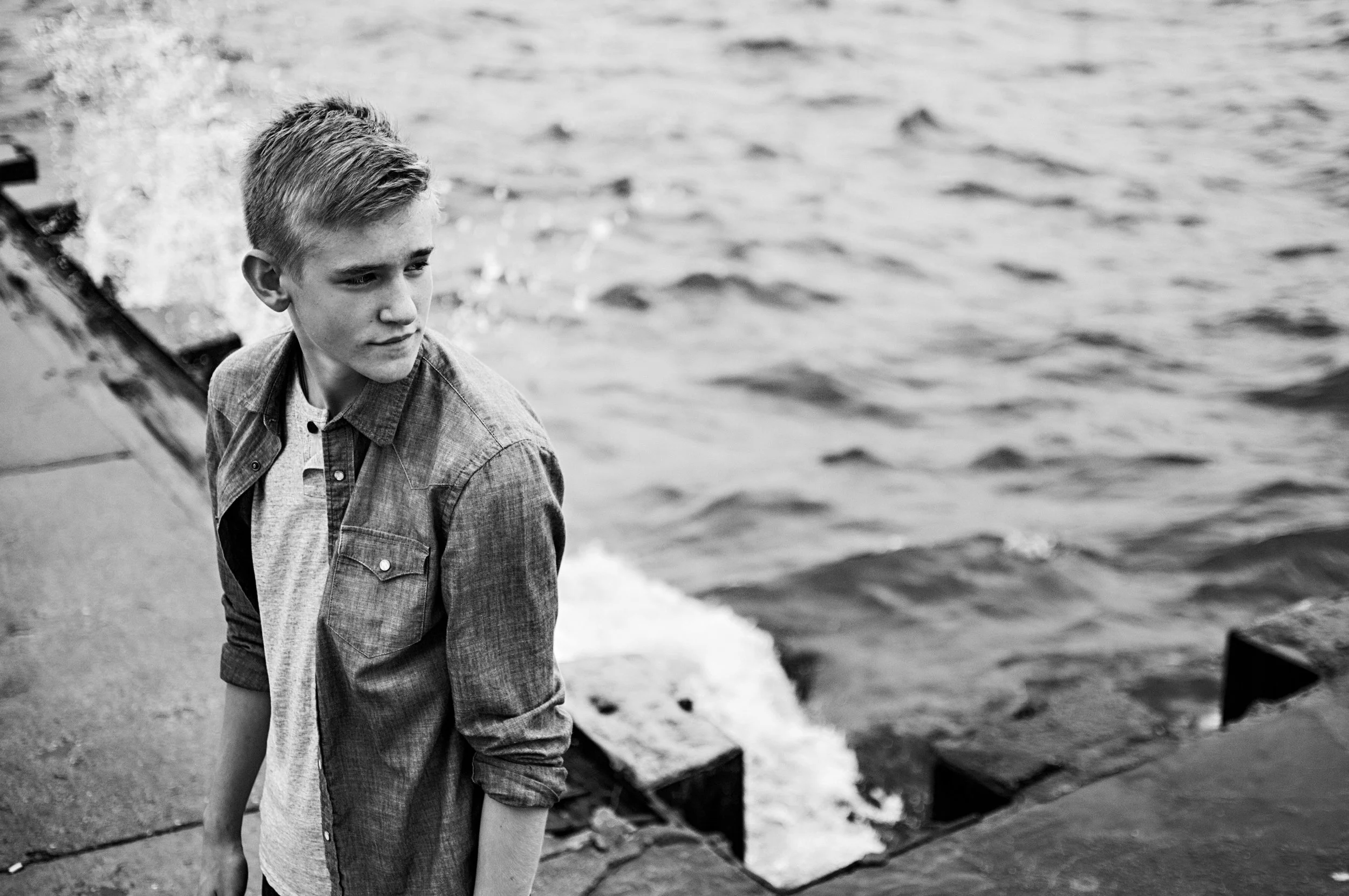 Isaac: Grand Haven High School Senior | Michigan Senior Photography