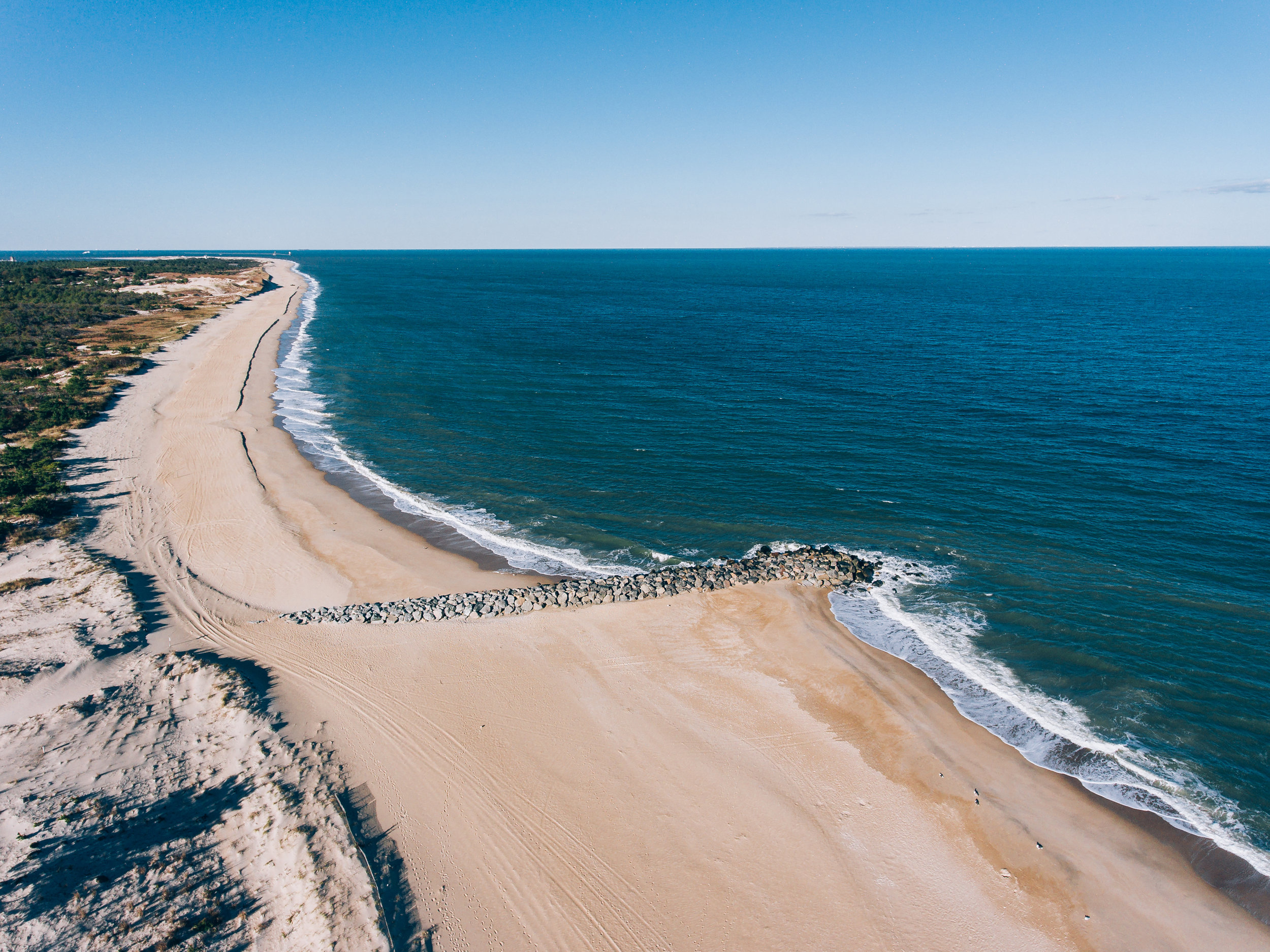 Delaware Beach Drone Photography