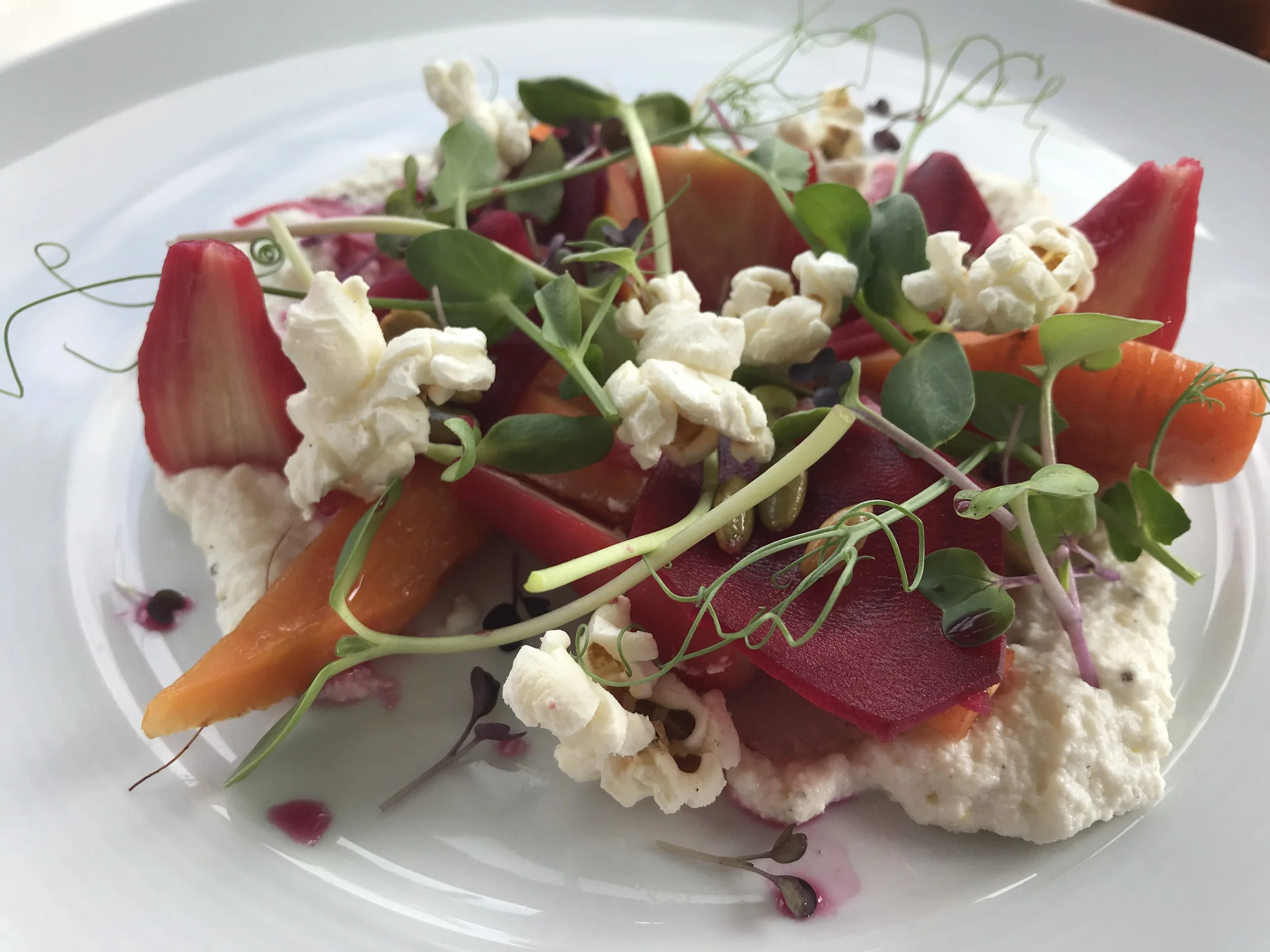 Beet and Buratta Salad
