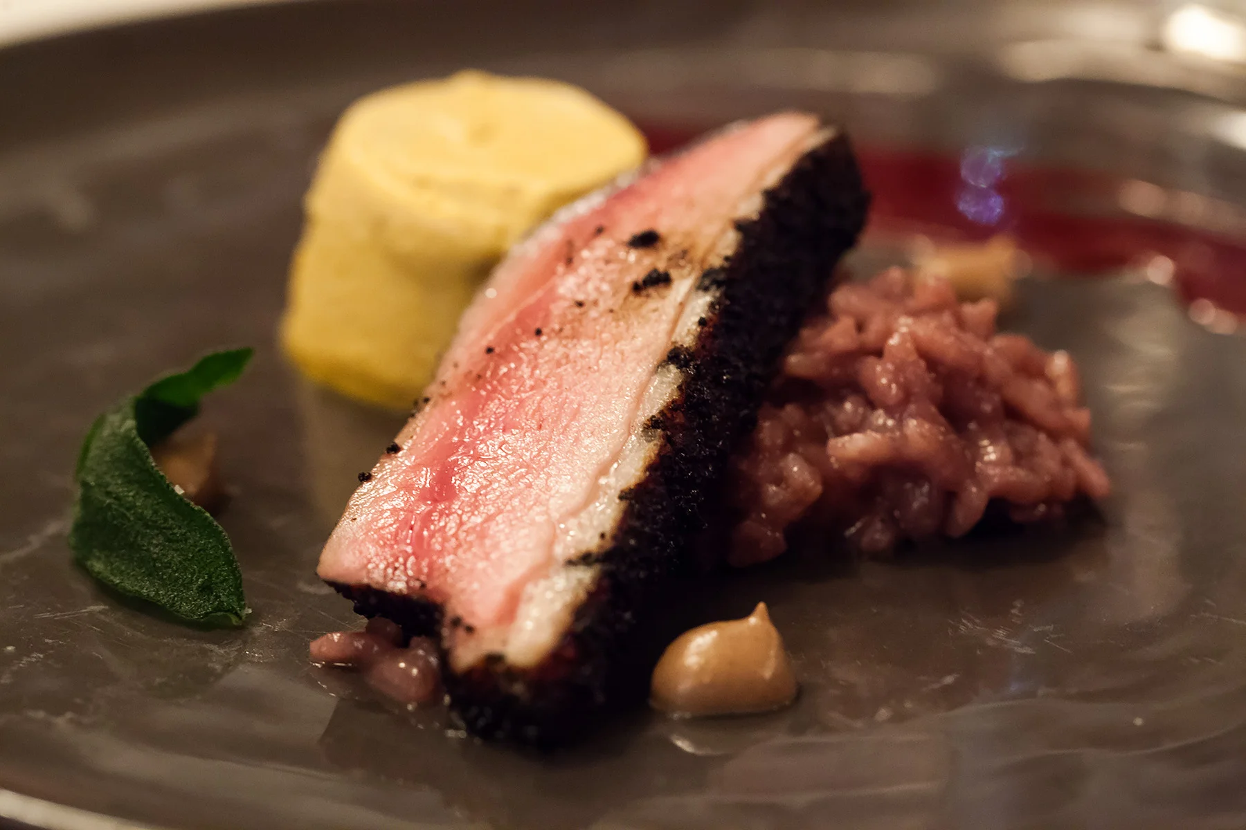 Duck and Savory Flan