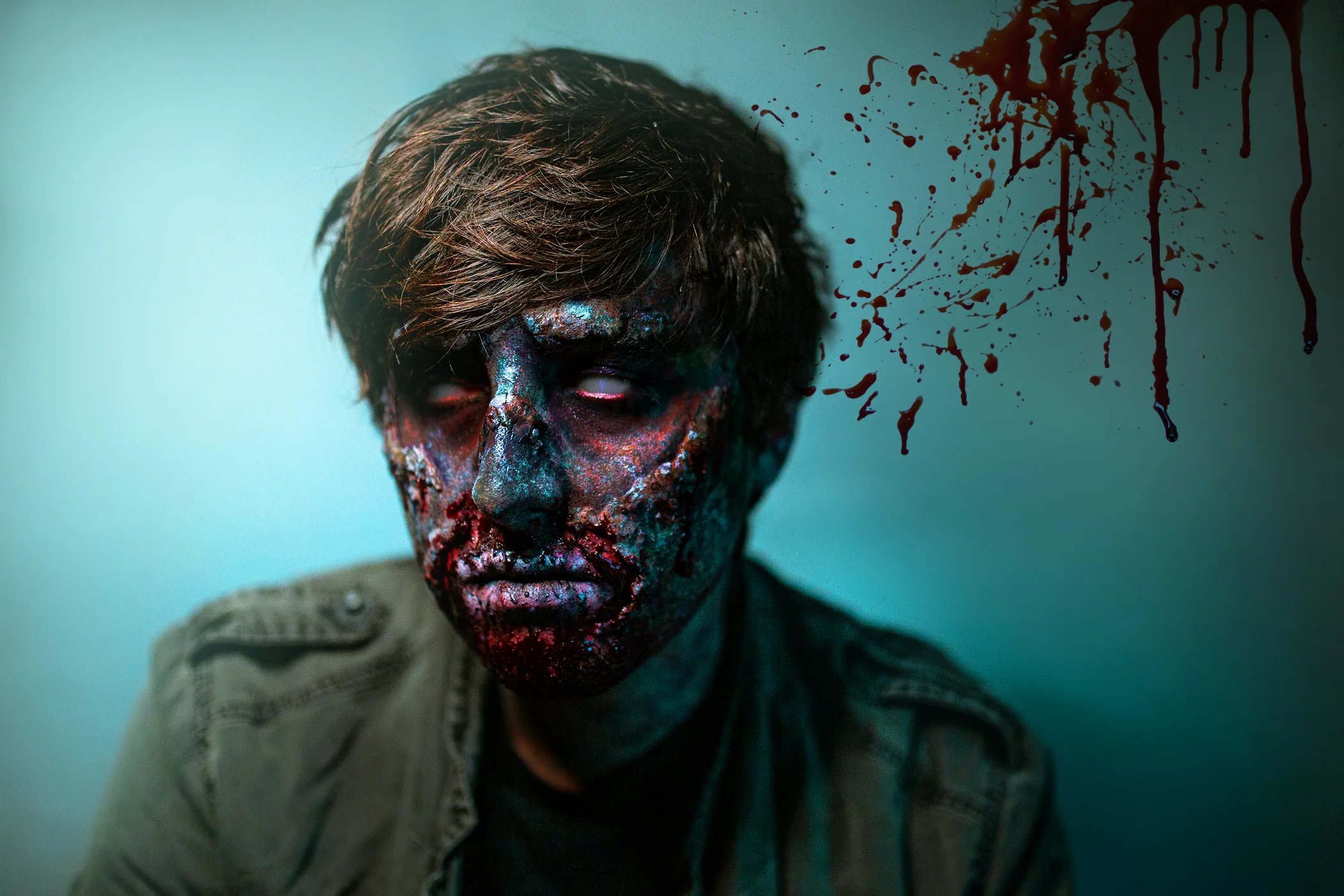 Zombie Special Effects Makeup Tutorial ft. Mehron Makeup