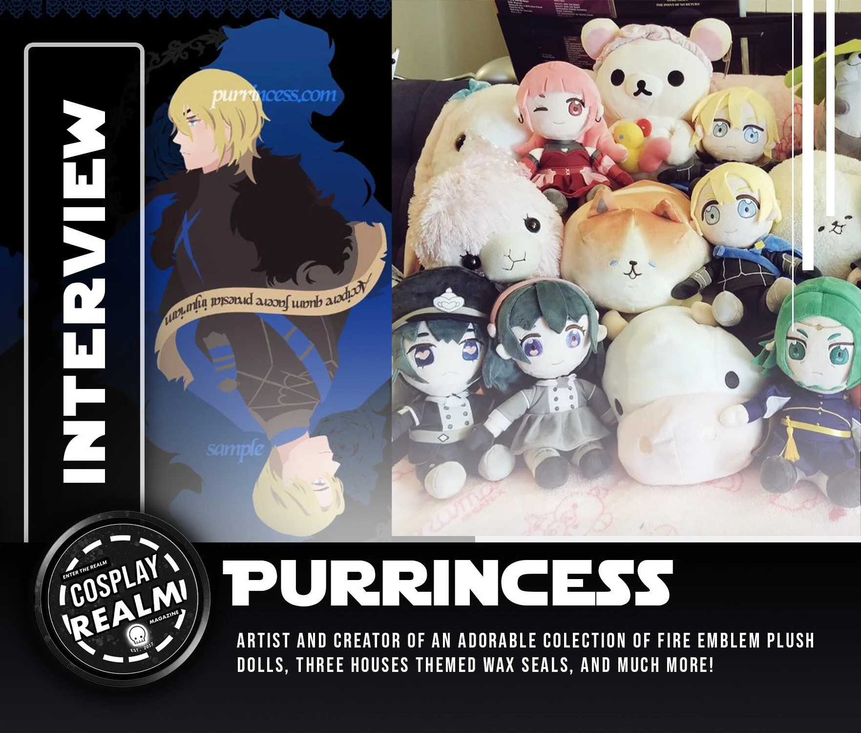 Interview with Purrincess, artist and creator of Fire Emblem plush dolls