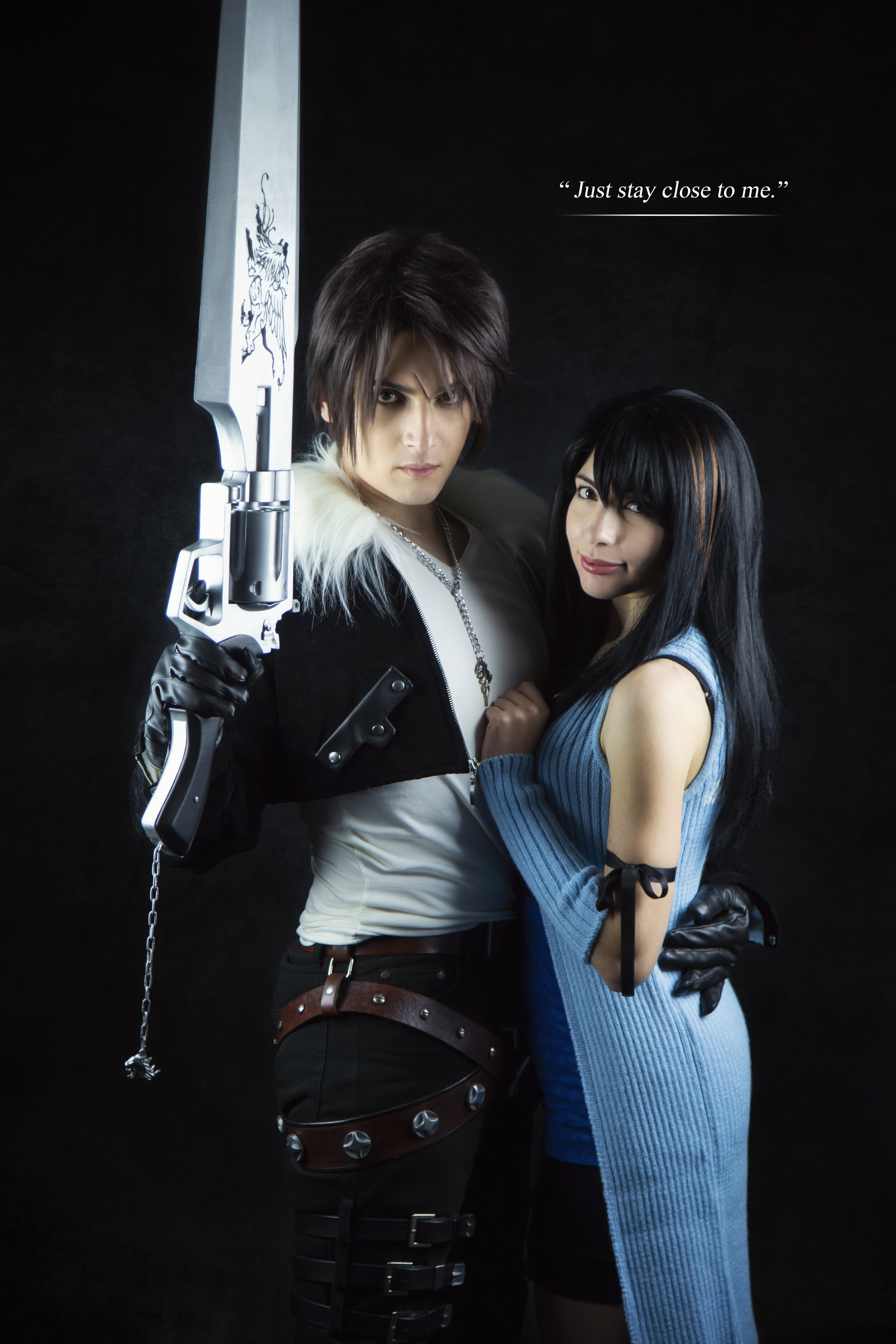 Full cast of live-action Final Fantasy X play appears in costume