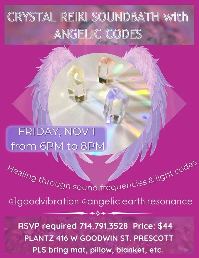 Crystal Reiki Soundbath &amp; Angelic Codes
