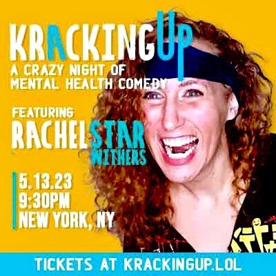 This SATURDAY in NYC! 
Kracking Up | A Comedy Night of Mental Health Comedy

TIME: 9:30pm
DATE: May 13, 2023
LOCATION: @caveatnyc 

TICKETS: https://caveat.stellartickets.com/events/kracking-up

WEBSITE: https://www.krackingup.lol

LINE UP:
Michelle 