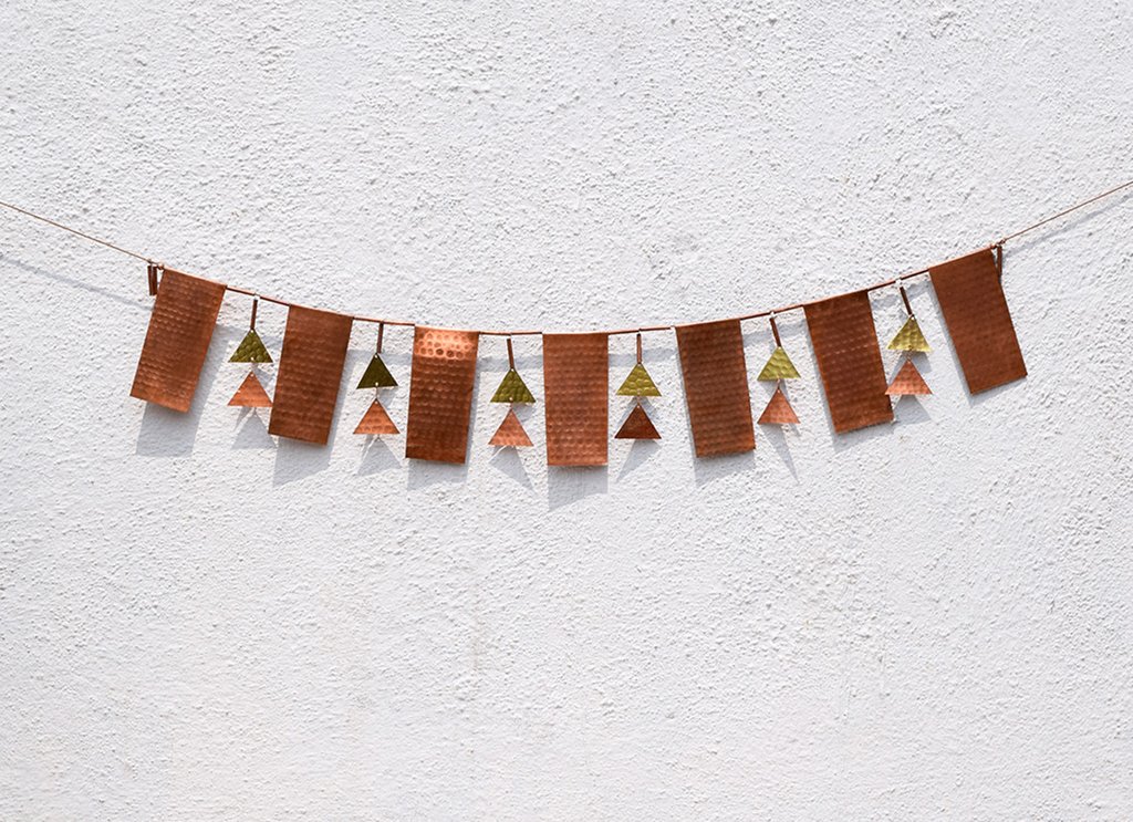 copper prayer flags geometry bunting 2.jpg