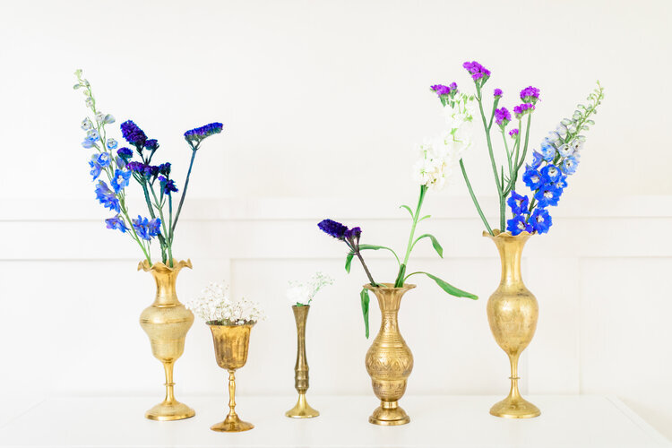 Brass Vase Collection