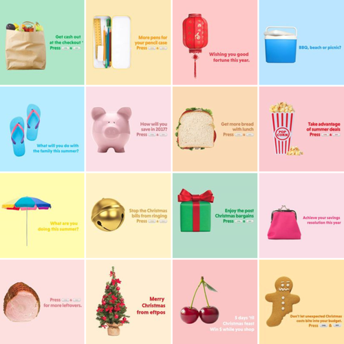 Social content BAU — eftpos (money is punny)