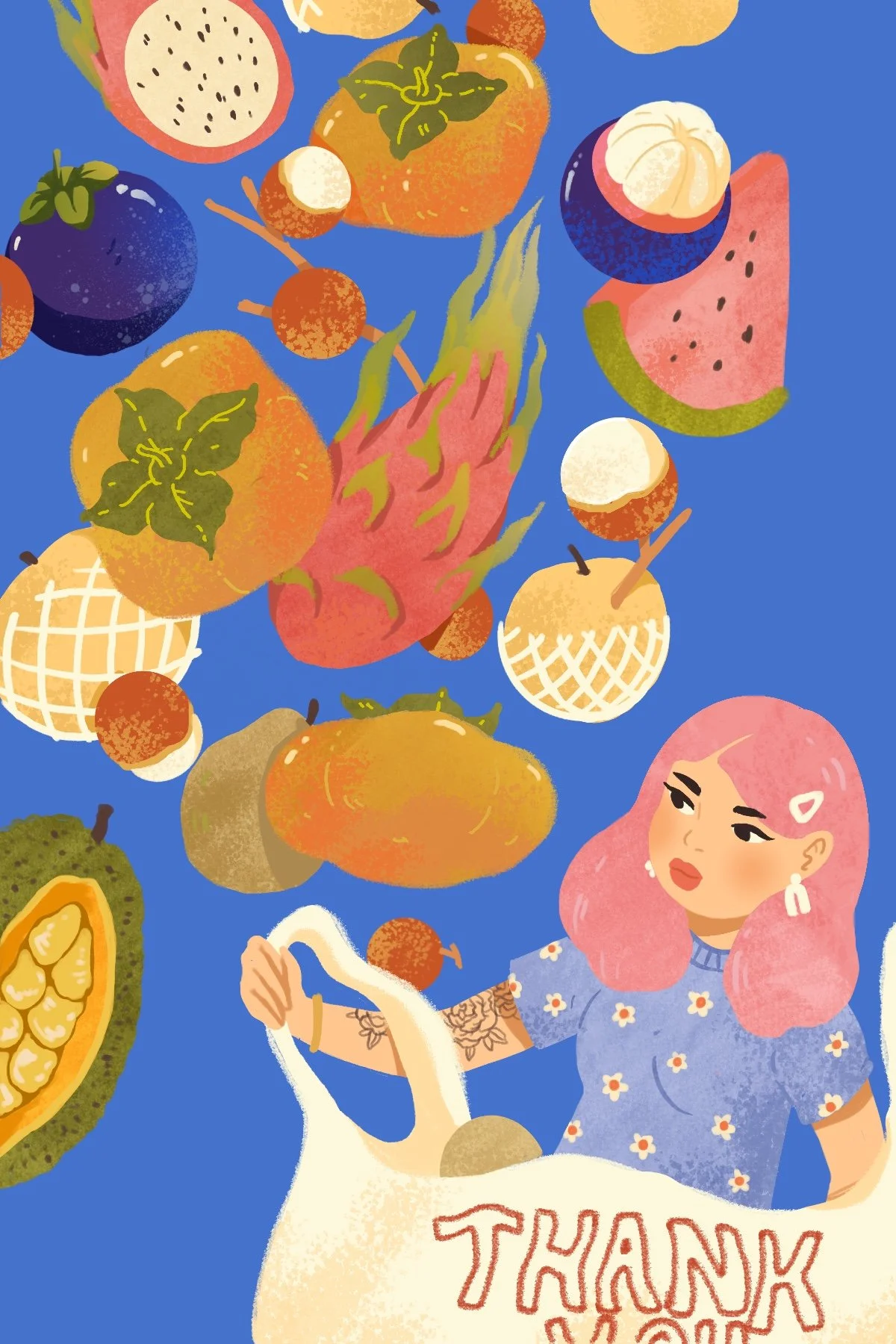 Asian Fruits Grocery Run