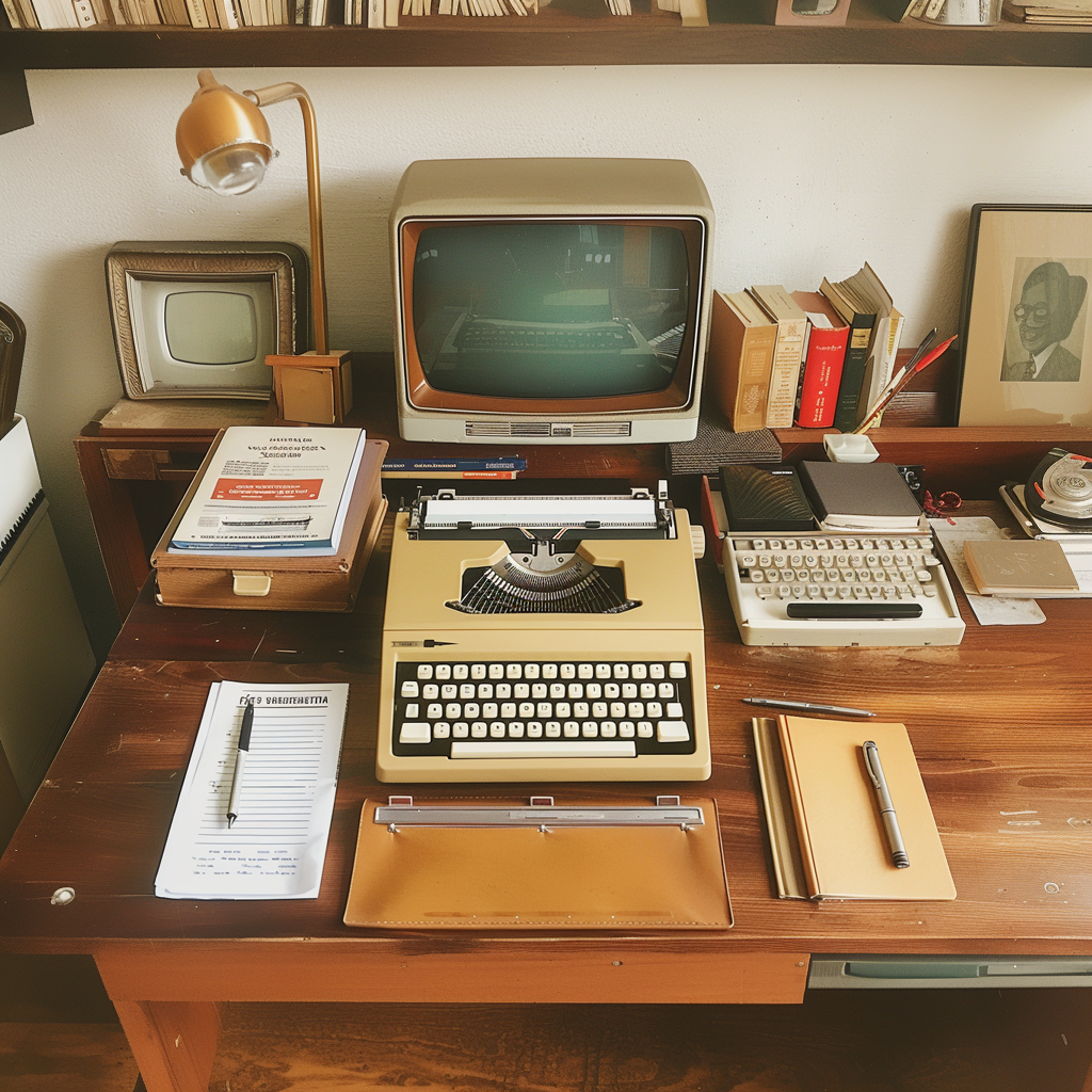 haylstorm33_83881_flat_lay_of_a_desk_from_the_1970s_with_a_retr_6fdfeb51-2dd8-4383-b4b4-1a41bca08f79.png