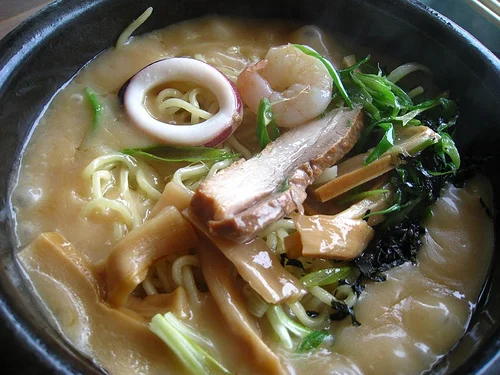 Bubbling Hot Pot of Ramen @ Waraku