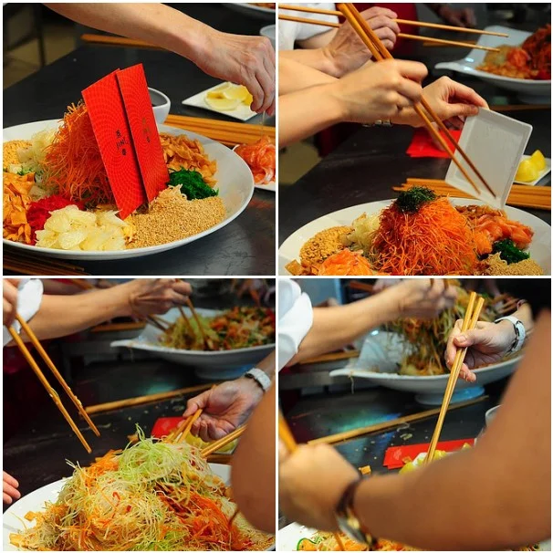 CNY - How to Lo Hei Yu Sheng 捞起魚生