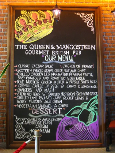 The Queen & Mangosteen - Gastropub @ VivoCity