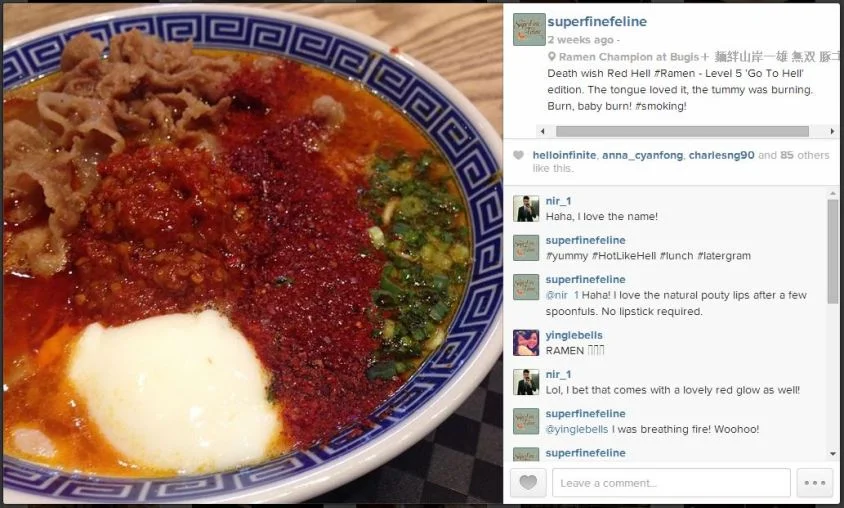 "Go to Hell" Ramen by Buta God at Ramen Champion, Bugis+