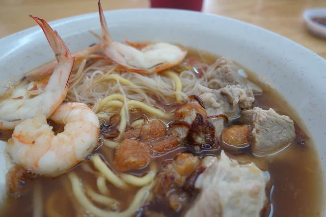 Prawn Noodles at Datouxia 大头虾 