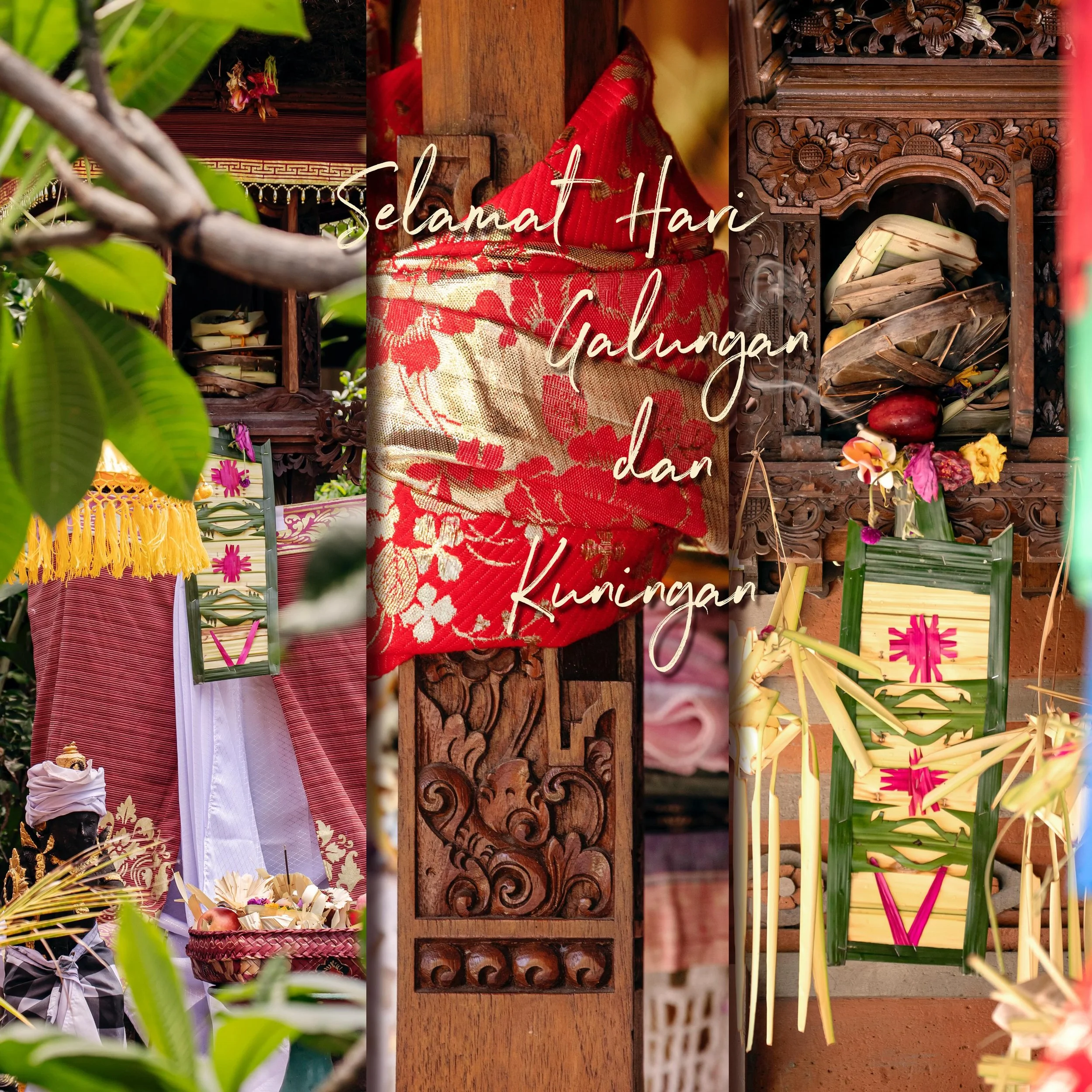 Selamat Hari Galungan dan Kuningan from the staff and owners of Villa Songket. #bali #galungan #discoverbali #balilife #baliculture