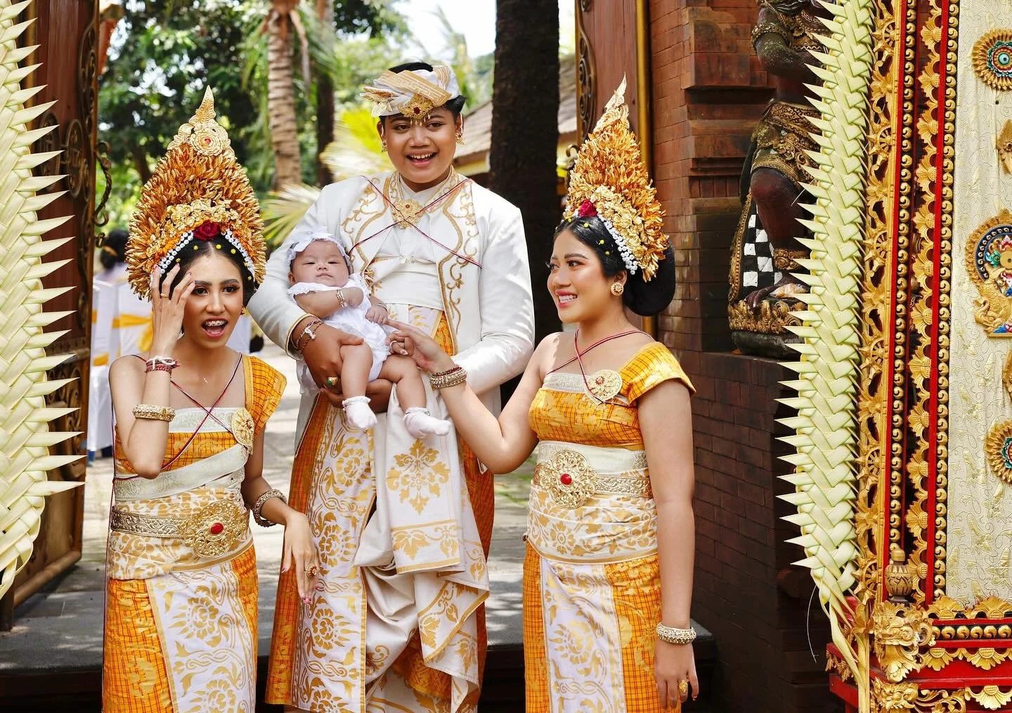 A few months ago, members of the extended Villa Songket family celebrated a very special milestone in their lives that is unique to Bali,
A tooth filing and 6 month old  ceremony involving brothers, sisters and cousins.
More later. #bali #potonggigi 