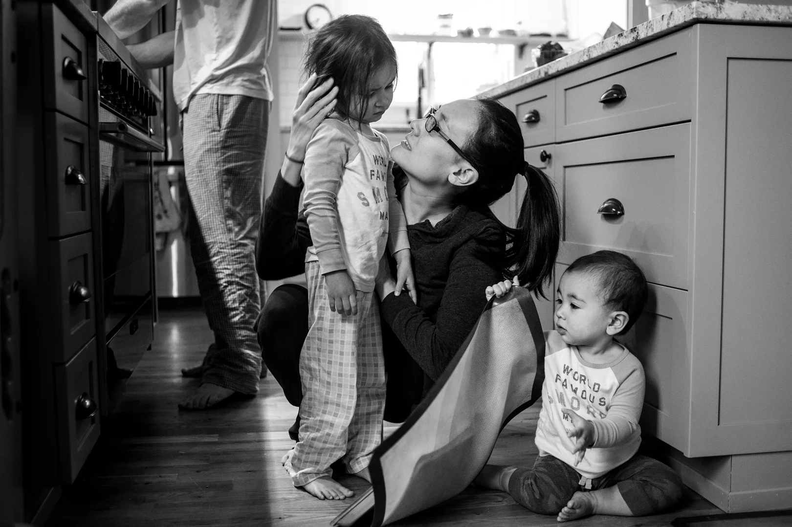 "Mother" is my newest role. And while it is probably the most challenging of all the hats I wear, it is by far the most fulfilling and amazing role I have the honor to partake in. My girls are my world. Photo by Kirsten Lewis Bethmann