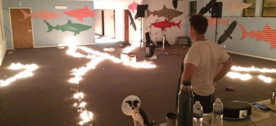  Macy and me putting the show together… 