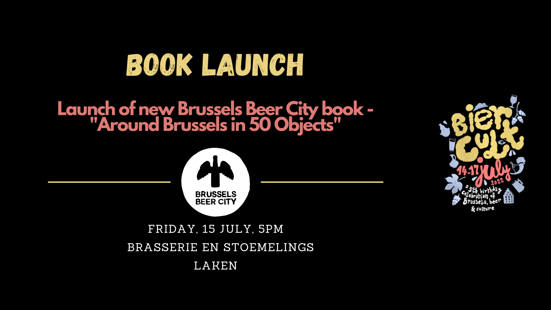 Biercult - "A History of Brussels Beer in 50 Objects" Book Launch